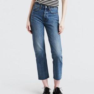 Levi's Wedgie Straight Blue Jeans